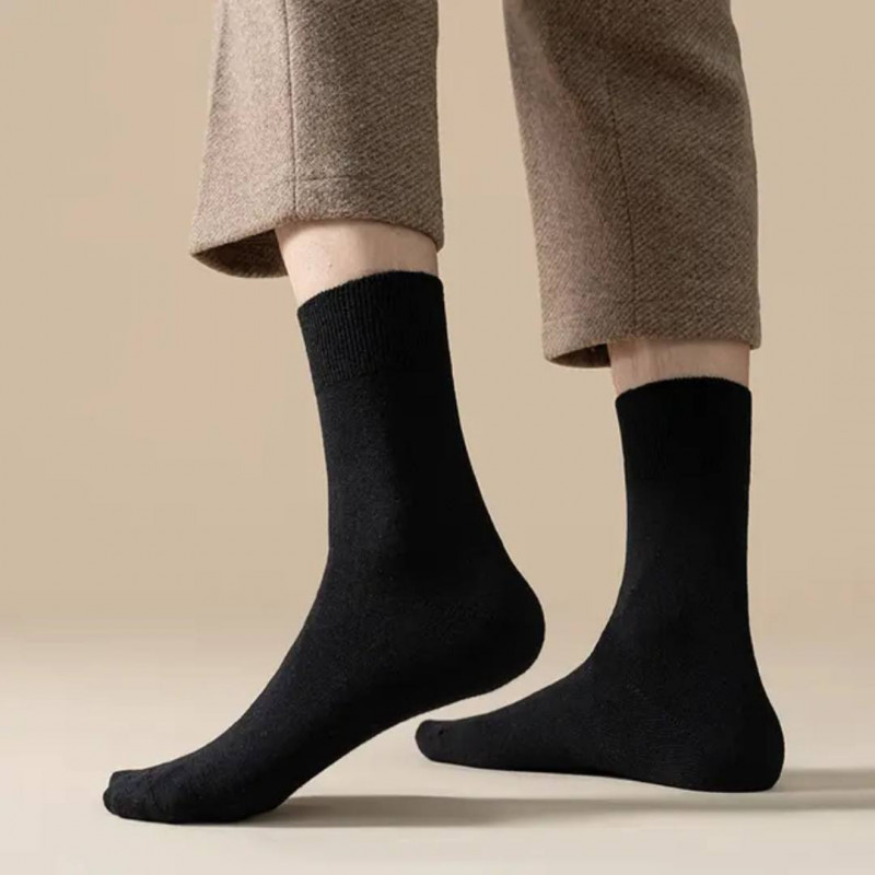 Solid Color Cotton Socks