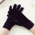 Stylish Women's Velvet Hand Gloves