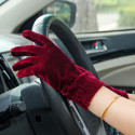 Stylish Women's Velvet Hand Gloves