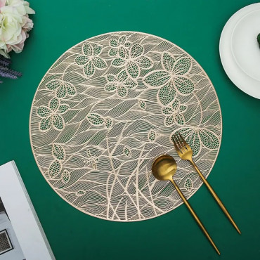 Dining Mats Set Round Shape ( 6 Pics)