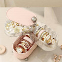 360° Rotating 3 Layer Grid Dressing Table Organizer