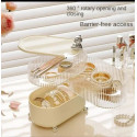 360° Rotating 3 Layer Grid Dressing Table Organizer