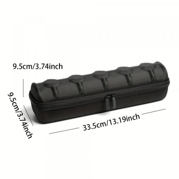 5-Slot Watch Travel Box, Hard Shell with Soft Pillow & Handle, for Men Women