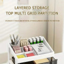 Drawer Transparent Storage Boxes Large Capacity Dust-proof Desk Organizer Box