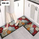 Anti-slip 3D Printed Geometric Kitchen Mat Set