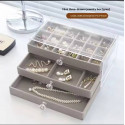  3 Drawers Velvet Jewelry Organizer Box