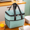 Aluminium Foil Insulated Lunch Bag(Black)
