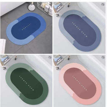 Super Absorbent Door Mat Non-slip Bathroom Carpet