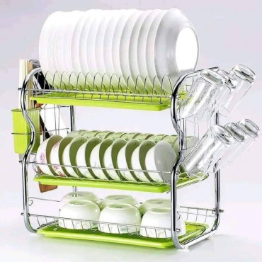 Modern design 3 tier kitchen dish drying rack