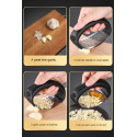 Garlic press rocker
