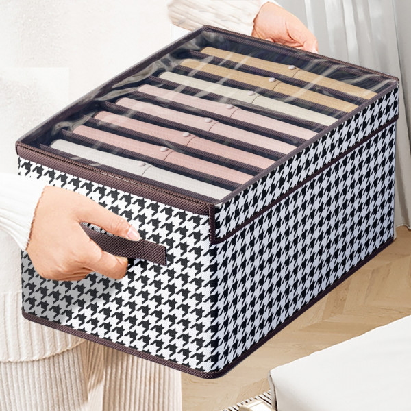 Printed Cloth Organizer Box (1Pcs)