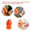 Silicone Thumb Knife Finger Protector Vegetable Harvesting Knife Plant Blade Scissors Cutting Rings Garden Gloves.