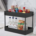 Under Sink Organizer, Under Bathroom Sink Storage 2 Tier