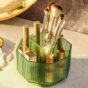 360° Rotating Acrylic Cosmetic Brushes Organizer 