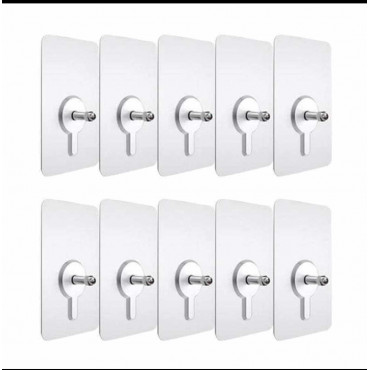 Super Quality Transparent Wall Hook (20 PICS)
