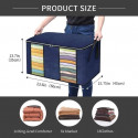 Premium Quality Cloth/Quilt Storage Bag(Blue)
