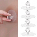 Wall Adhesived Diamond Hook(  20 Piese )