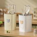 Multi-Functional Kitchen Utensil Holder with Drainage.