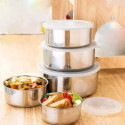 5Pcs Stainless Steel Mixing Bowls Set with Lids