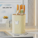 Multi-Functional Kitchen Utensil Holder with Drainage.