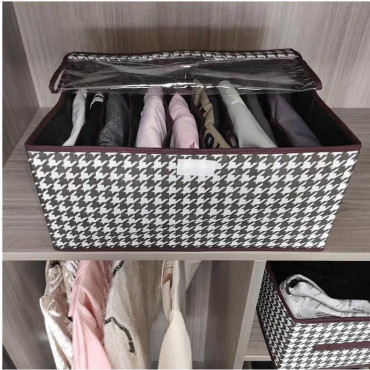 Printed Cloth Organizer Box (3Pcs)