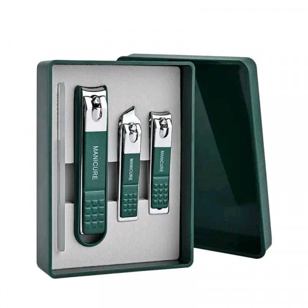 4 Pcs Manicure Pedicure Set Stainless Steel Nail Clippers Kit