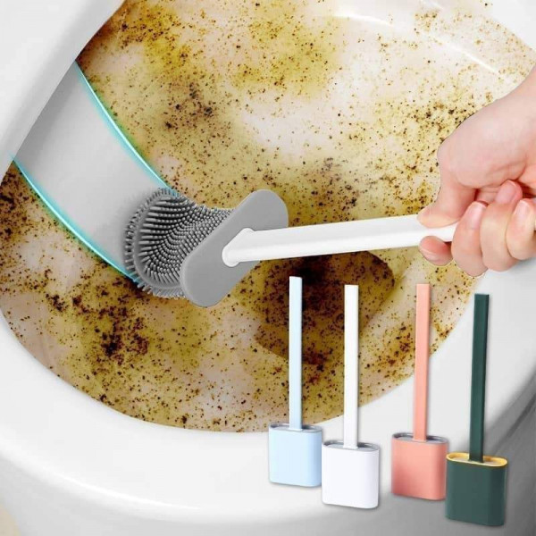 Silicone Toilet Cleaning Brush ( 1 Pcs)
