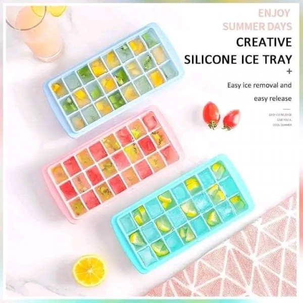 24 Girds Silicon Ice Tray