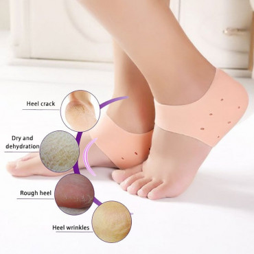 Silicon Heel Socks( 2 Pair)