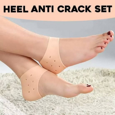 Silicon Heel Socks ( 4 Pair)