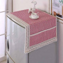 Linen and cotton refrigerator covers