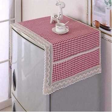 Linen and cotton refrigerator covers