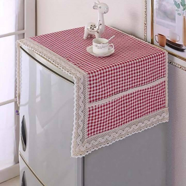 Linen and cotton refrigerator covers