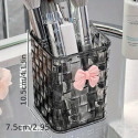 Pen Holder/Makeup Storage Holder With Bow Deco