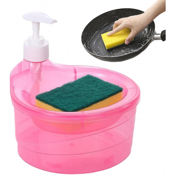  Smart Soap Dispenser – 2-in-1 Sponge & Soap Solution