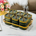  Amber Crown Spice Jar Set – Premium Edition 