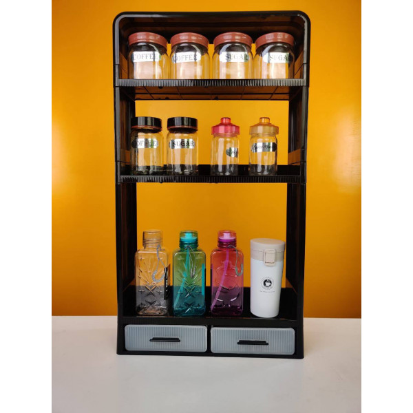 Big Size Multifunctional Kitchen Countertop Bottle Storage Rack Bathroom Toiletries Storage shelf Cosmetics Organizer