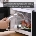 Dish Cover Kitchen Microwave Oven Plate Cover Transparent Anti-splash Dish Lid