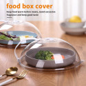 Dish Cover Kitchen Microwave Oven Plate Cover Transparent Anti-splash Dish Lid