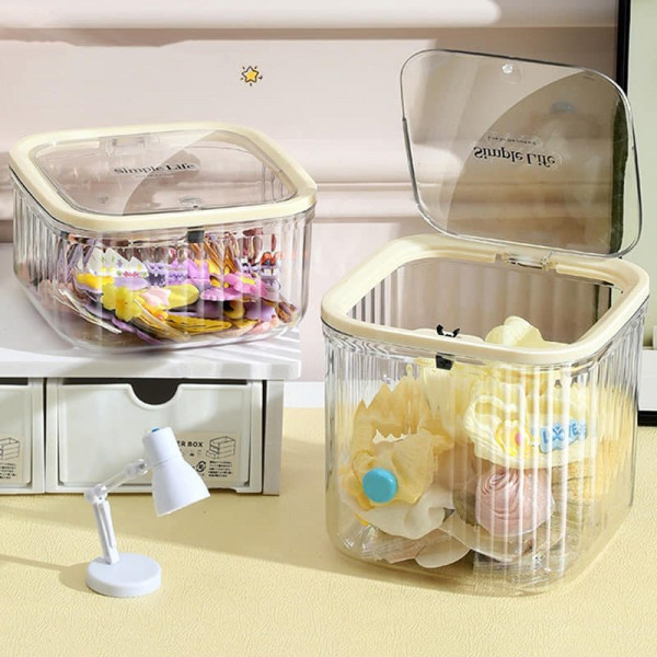 Transparent Storage Box For Jewelery and Hair Accessories