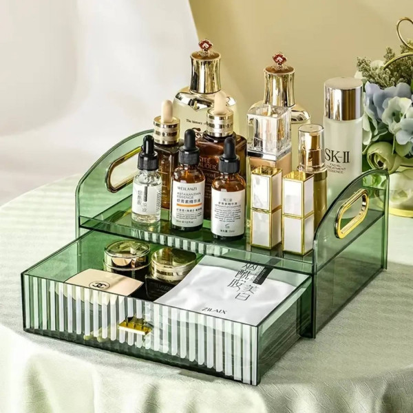 Cosmetics Storage Box With Drawers