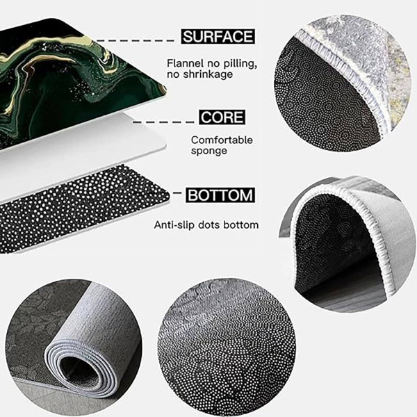 Non Slip Indoor Carpet for Kitchen, Hallway, and Laundry Room