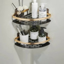 Aluminum Alloy Corner  Shape Shelf Shampoo Rack