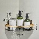 Aluminum Alloy Corner  Shape Shelf Shampoo Rack