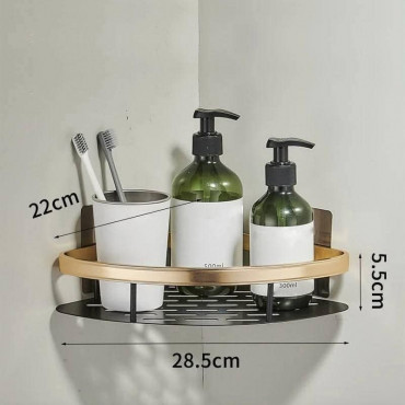 Aluminum Alloy Corner  Shape Shelf Shampoo Rack