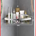 Aluminum Alloy Corner  Shape Shelf Shampoo Rack