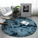 Round Carpet Floor Mats-Blue