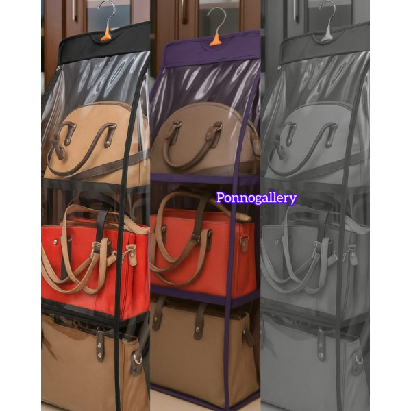 6 chamber(1 side  zipper, All side close). Bag organizer