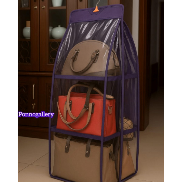 6 chamber(1 side  zipper, All side close). Bag organizer