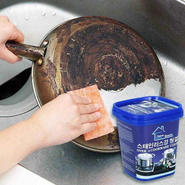 500g Rust Remover Kitchen Stainless Steel Pot Pan Kitchen Cleaner 